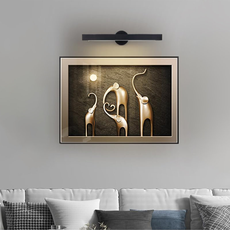 24'' Dimmable LED Wall Mounted Picture Light, Matte Black