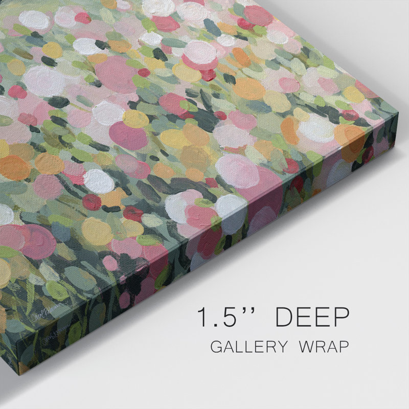 Garden Party-Gallery Wrapped Canvas, H 8 po x l 8 po