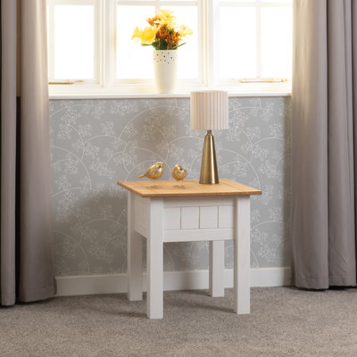 Amary Solid Wood End Table