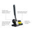 Joseph Joseph Ensemble de brosse à vaisselle et éponge avec support de rangement SinkTech