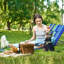Chaise de plage inclinable Zonia