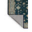Machine Washable Overdyed Blue Area Rug-1255421105