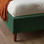 Halla Luxury Fabric Upholstered Bed Frame - Eco Recycled Material, Sleek Modern Design-284573714-284573715