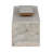 Brayden Studio® 16" Gullens Marble Box, White