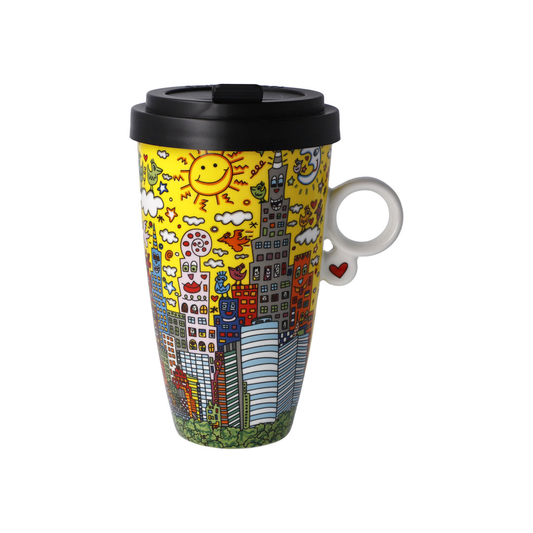 Mug To Go James Rizzi - My New York City Sunset Trinkbecher