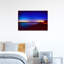 Tableau mural « Cabane sous les étoiles » : Paysage côtier coloré, paisible et serein-1352671842