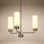 Lustre à 3 lumières avec abat-jour à intensité variable-1265684667