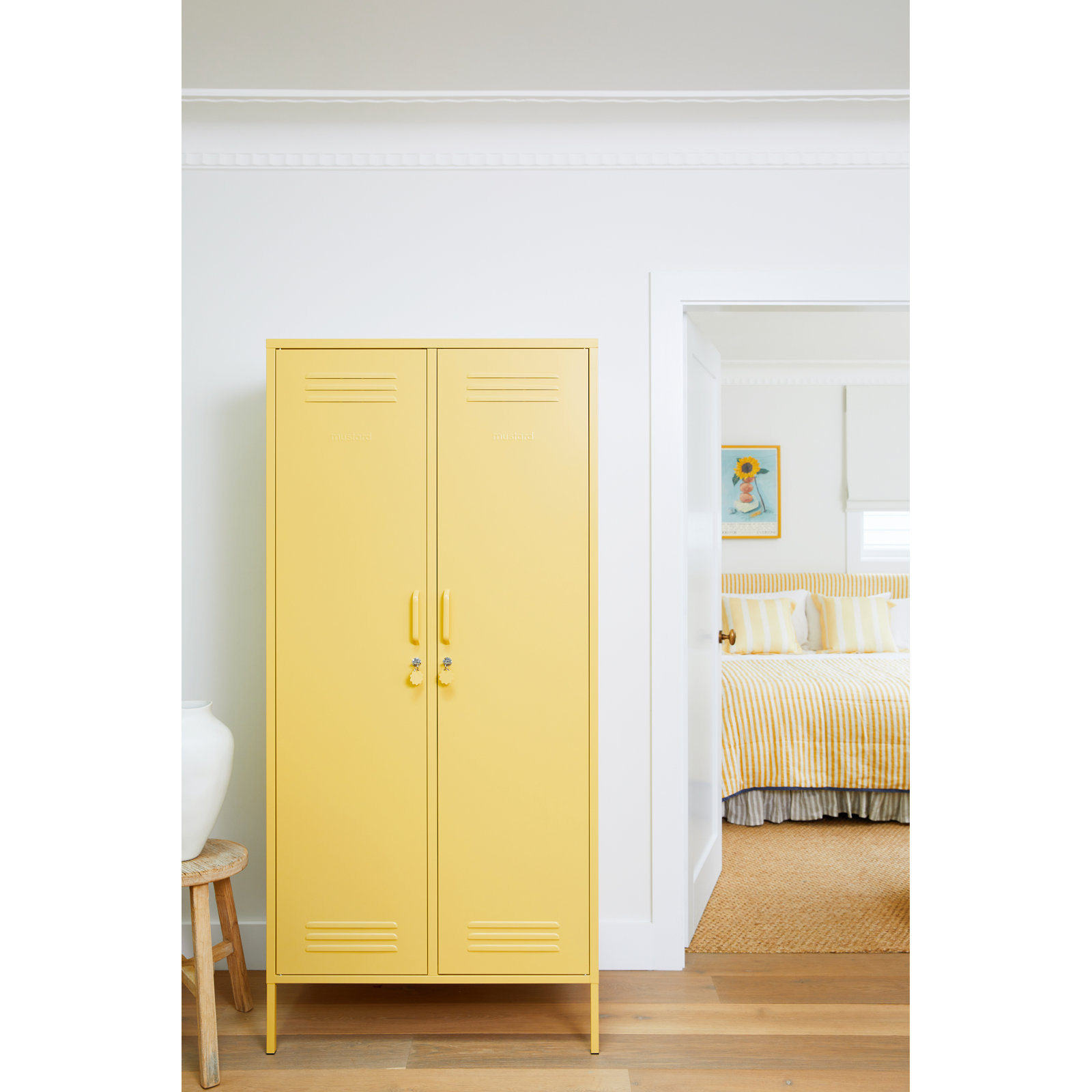 Mustard Made The Twinny Wardrobe Locker, Butter