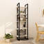Hars 175cm H Metal Etagere Bookcase-951100284-951100283