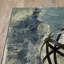 Tapis d'intérieur abstrait bleu / gris Sloane-71807893