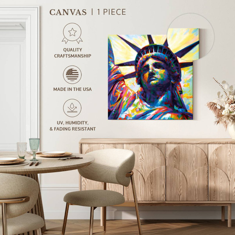 Portrait de Nicci Lady Liberty, H 33 po x l 33 po