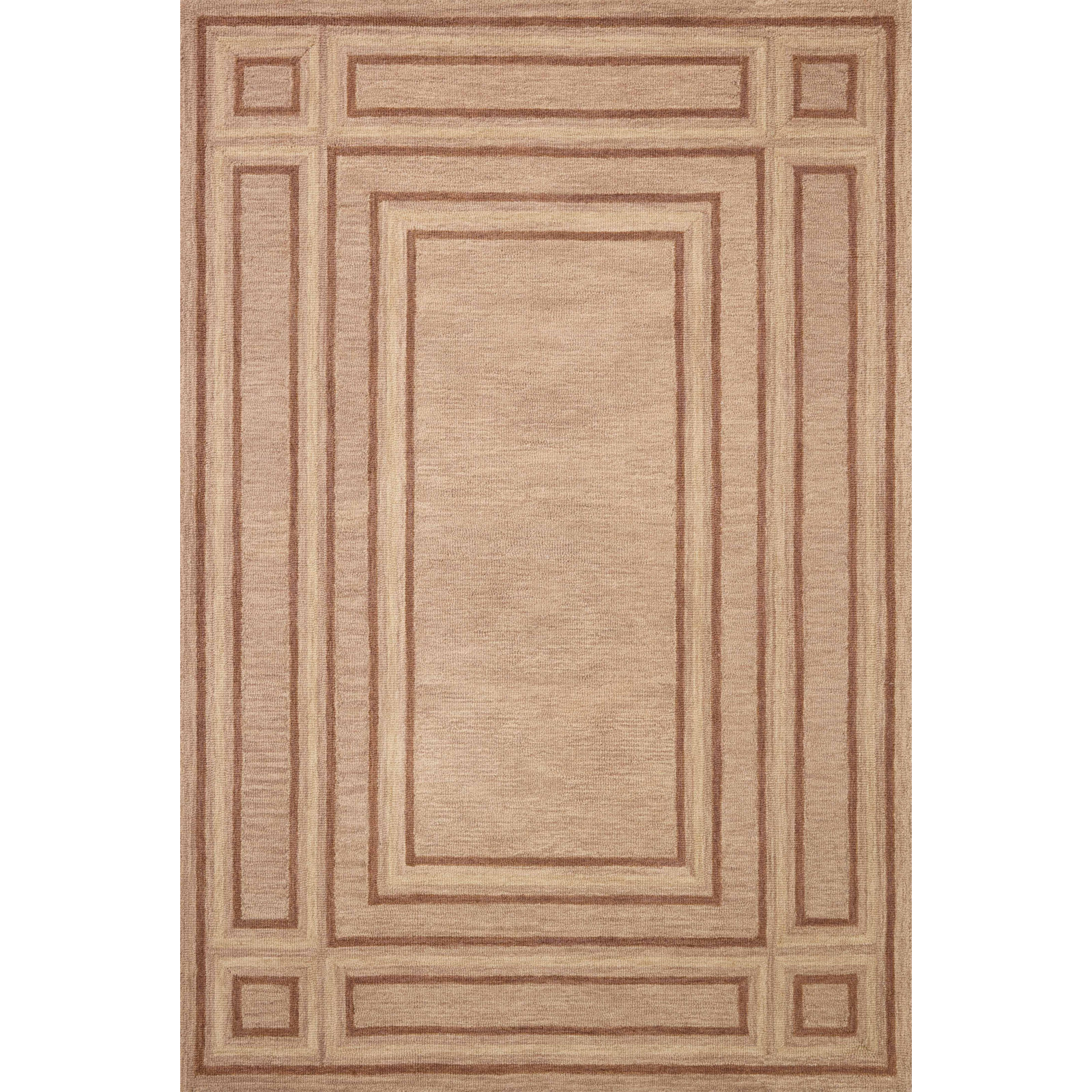 Chris Loves Julia x Loloi Alfie Blush / Rose Area Rug, Runner 2'6" x 7'6"