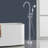 Triple Handle Floor Mounted Tub Filler With Handshower-50686042
