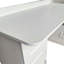 Bureau d'étude de coin blanc en L avec rangement multi-rangement blanc, table de travail 2-en-1