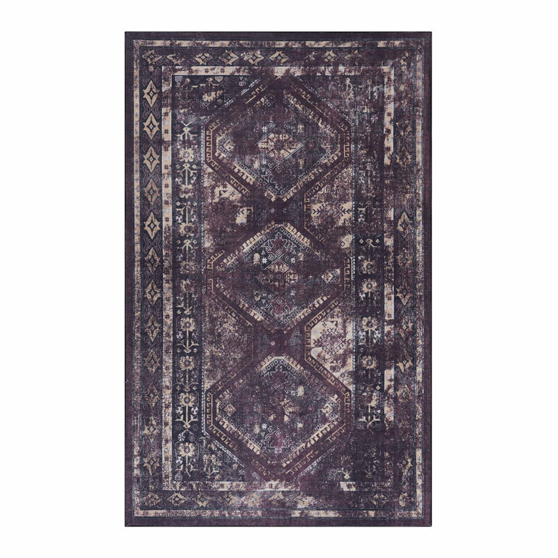 Area Rug, Washable Rug, Rectangle 3' x 5'