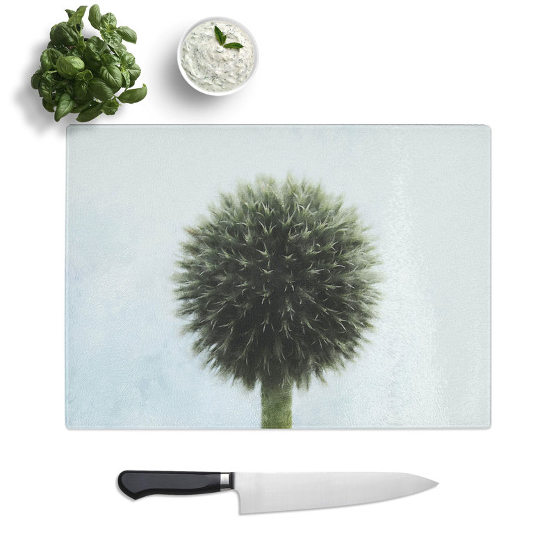 Thistle Flower Vol.3 Chopping Board, 0.4cm H x 20cm W x 28.5cm L