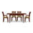 Sarah 4 - Person Solid Wood Top Four Leg Dining Set-16848866-37101031-39921254