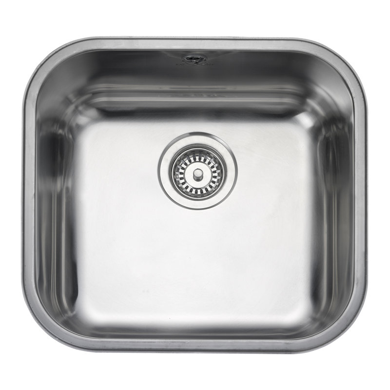 Classic 48cm x 46cm Stainless Steel Reversible Undermount Kitchen Sink