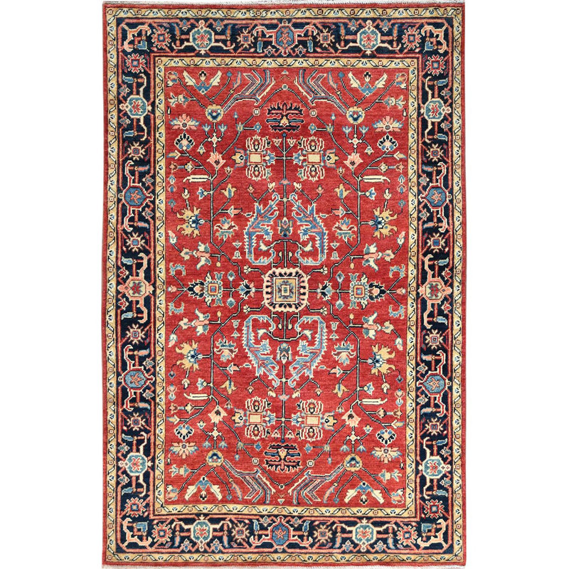 Tapis nouvel âge rectangulaire unique 3 pi 10 po x 6 pi Wanship