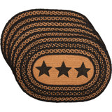 Anzla Geometric Oval Placemat