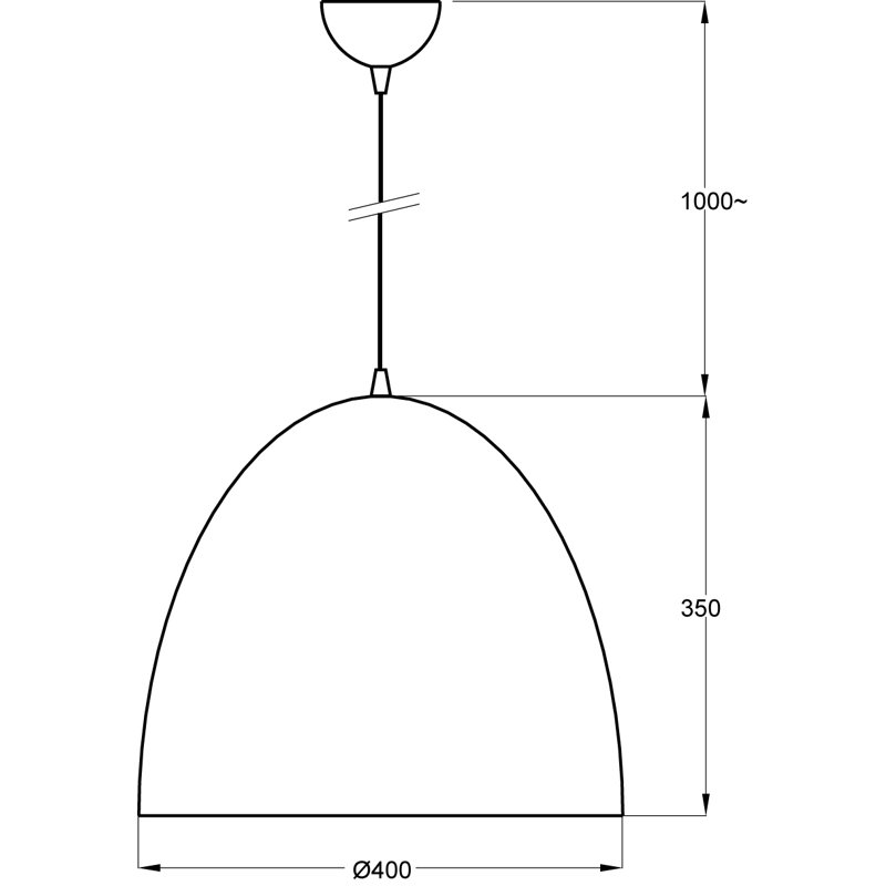1 - Light Dome Pendant
