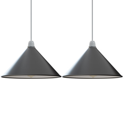 14.3cm H Metal Cone Lamp Shade ( Screw On )