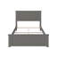 Lit de base en bois massif Graham avec pied de lit assorti-718661297-718661292