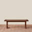 Textura Bench in Dark Brown