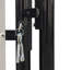 Crabtree Metal Door Fence Garden Mesh Gate with Lock Patio Fencing Terrace-87948109
