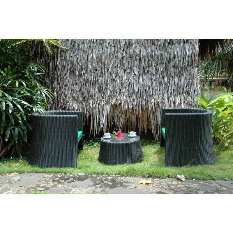 Round Glass Outdoor Side Table