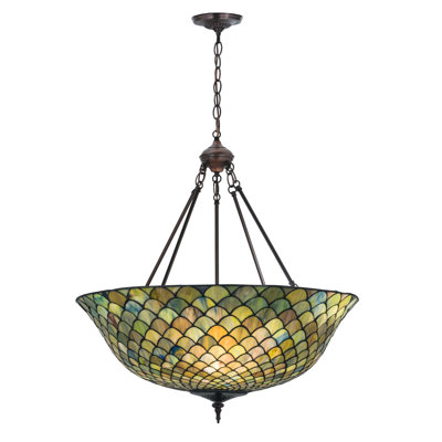 Isola 3 - Light Mahogany Bronze Bowl Pendant