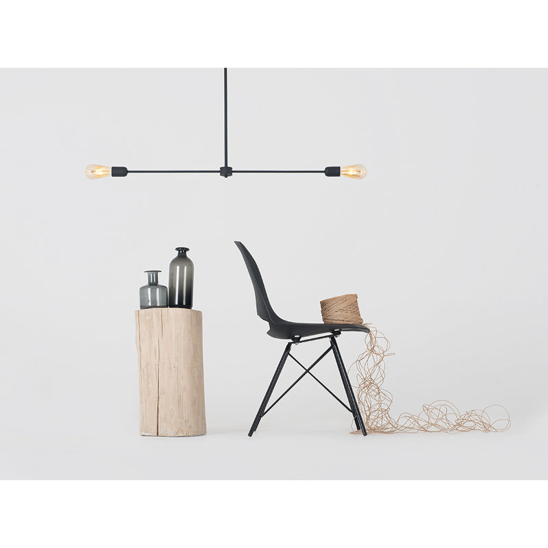 Triso 2 - Light Unique/Statement Pendant, Black