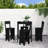 Auniya Brayden Studio Bar Set with Wood Frame and Solid Wood Outer Material-829288454