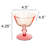 Two-Tone Stemmed Wine Glasses