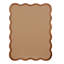 Miroir rectangulaire en bois massif ondulé-771618503