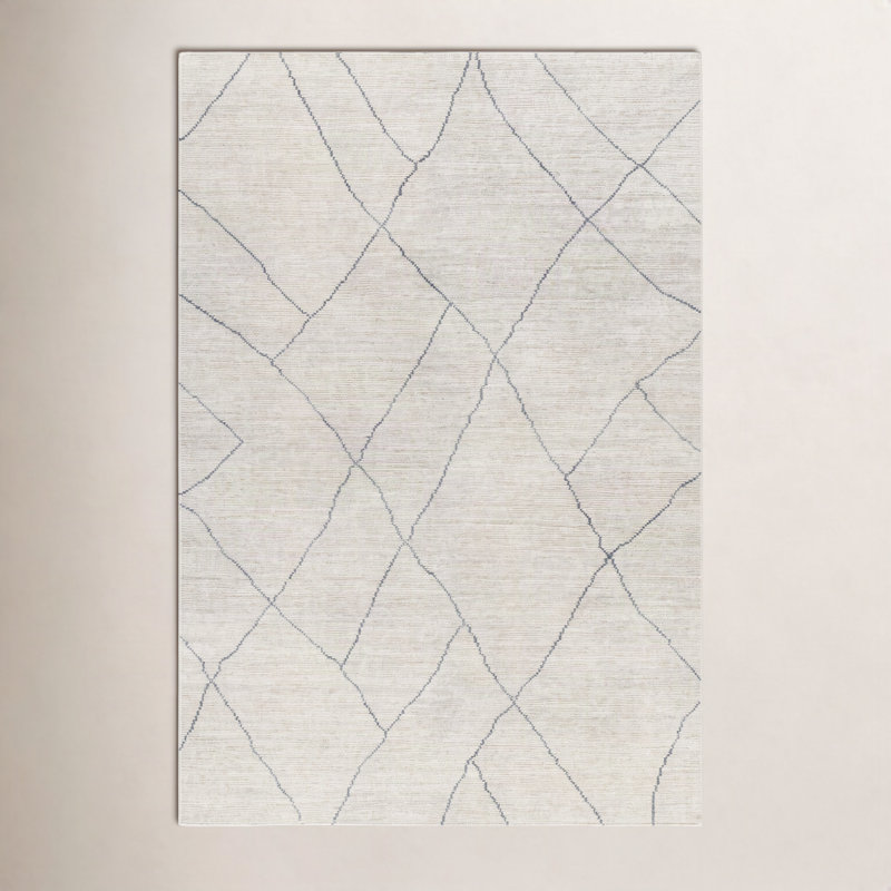 Tapis gris moyen / gris anthracite Edesia, Rectangle 9 pi x 12 pi