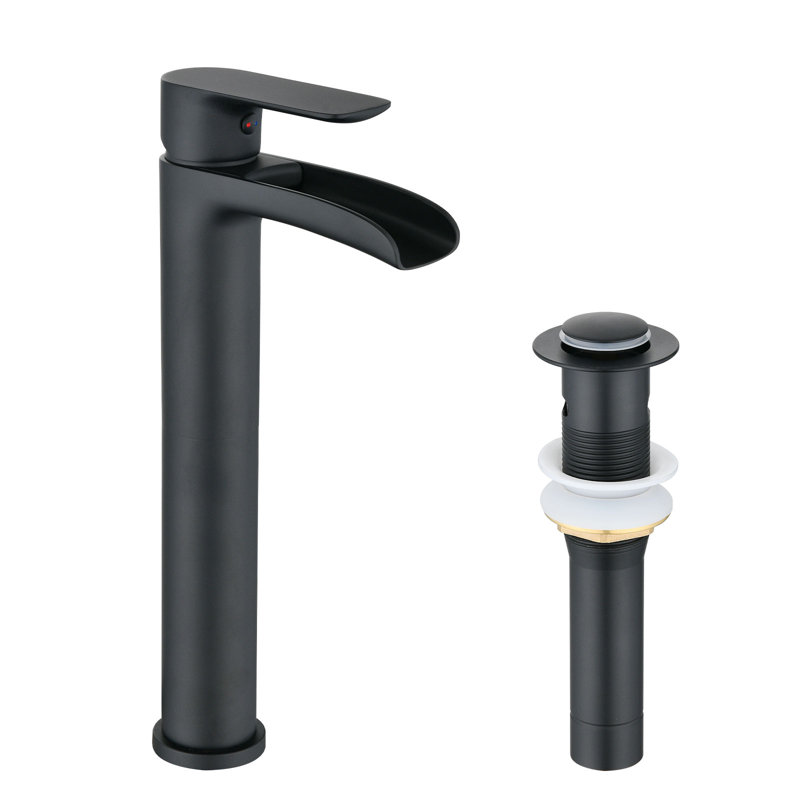 Single-handle Bathroom Faucet, Matte Black