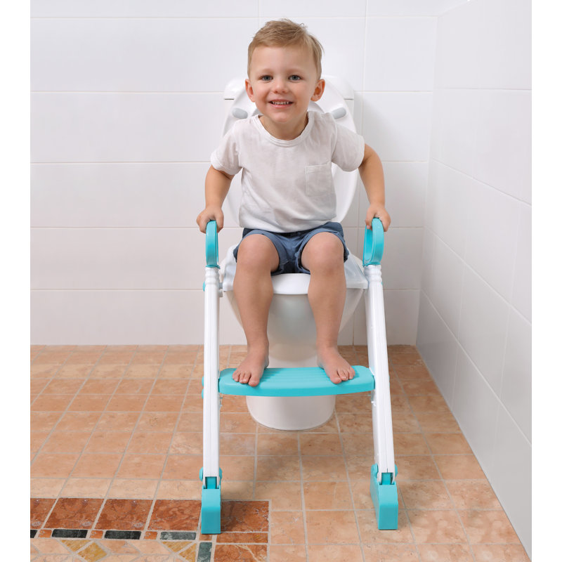 Dreambaby Step Up Toilet Trainer - , Aqua/White