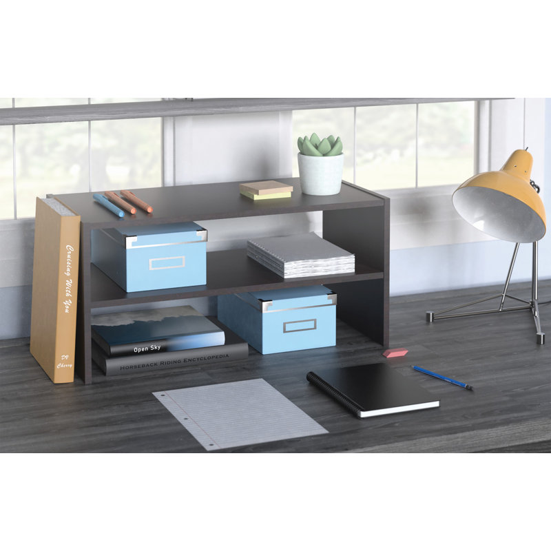 ClosetMaid Stackable 24 in. Horizontal Organizer, Espresso Wood