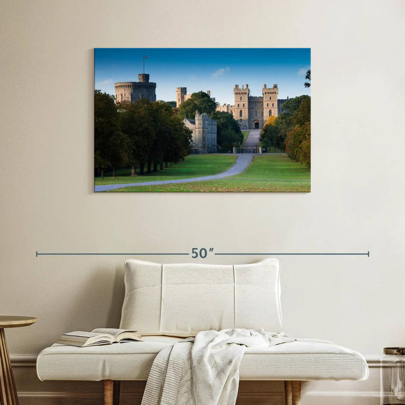Kavia The Long Walk Windsor Castle, H 26 po x l 39 po
