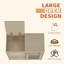Chinchilla Habitat, armoire de rangement et 4 panneaux transparents, armoire en bois avec panneaux en acrylique, conception personnalisée-805724526