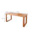 Tammitha Cherry Solid Wood Dining Table-1923597970