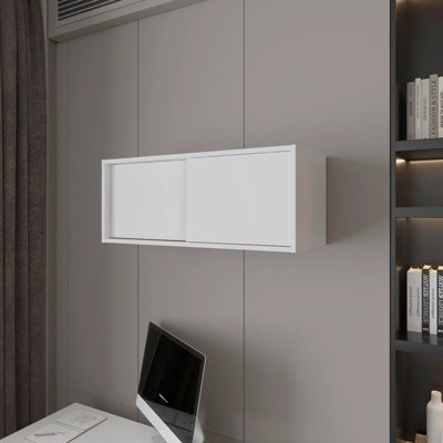 Floating Cabinet With Sliding Door