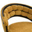 Ensemble de 2 tabourets de bar en velours jaune avec pieds en fer noir, tabourets de comptoir modernes pour bar à domicile-1076155796