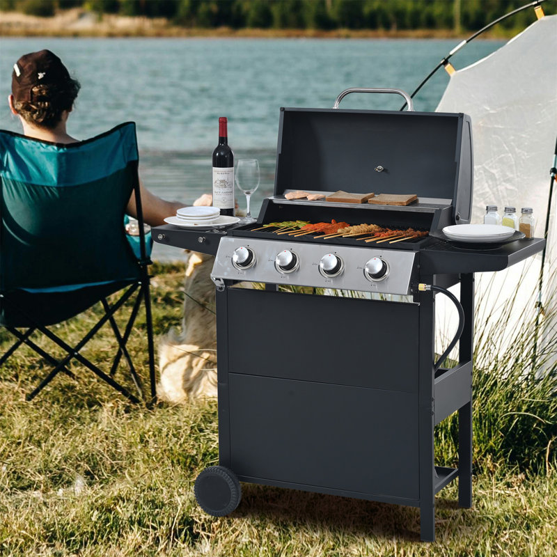 Barbecue au gaz propane 4 brûleurs
