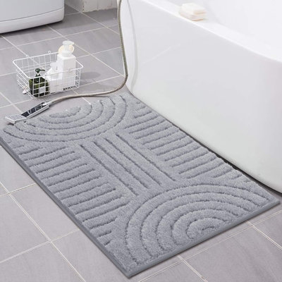 Tapis de bain antidérapant doux et absorbant