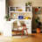 Home Office Computer Desk With Hutch-431888861-442869327