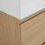 Ensemble de meuble-lavabo simple 29,5 po avec plateau en céramique Veeraaj