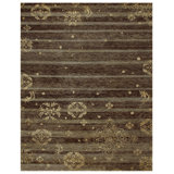 Qing Handmade Wool Striped Area Rug