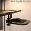 Tapis de souris à pince en bois